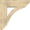 Ekena Millwork Thorton Slat Rough Sawn Bracket w/ Offset Brace, Douglas Fir, 8"W x 26"D x 26"H BKT0806X26X26THR06RDF - alternate 4